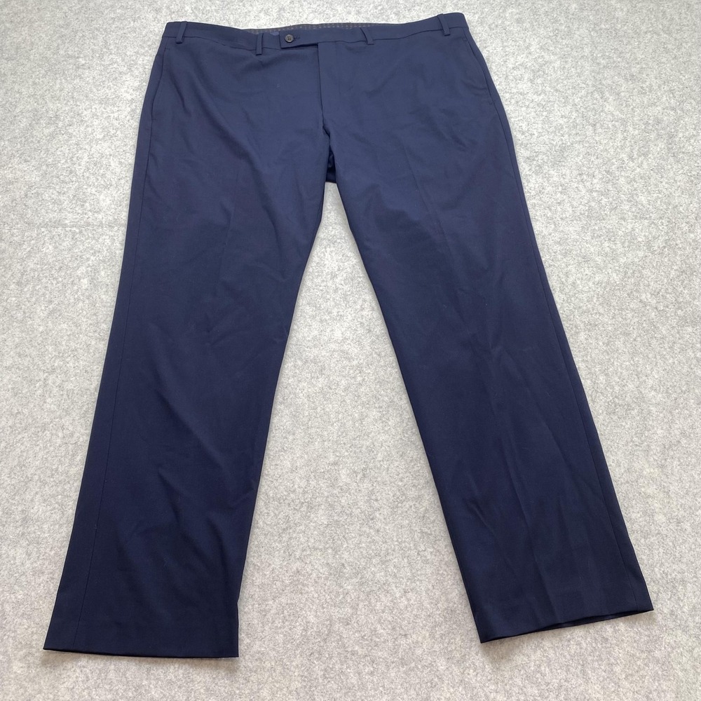 Lauren Ralph Lauren Mens 42x30 Pants (43x30) Blue Classic Fit Dress Slacks
